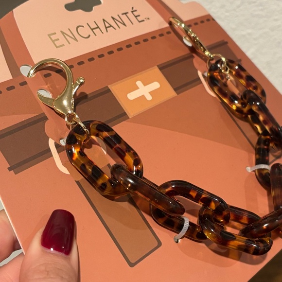 Enchanté Tortoise Shell Bag Charm - Picture 4 of 4